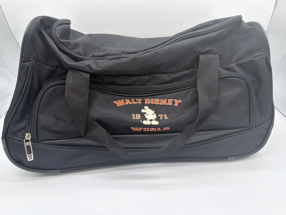 Walt Disney World 1971 Rolling Duffle Bag Carry-On Zip Around